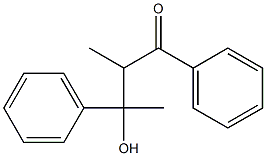 1,3-Diphenyl-2-methyl-3-hydroxy-1-butanone Structure