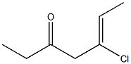 5-Chloro-5-hepten-3-one Structure