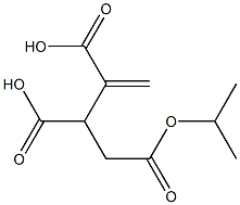 3-Butene-1,2,3-tricarboxylic acid 2-propyl ester Structure