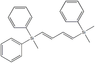 (1E,3E)-1-(Dimethylphenylsilyl)-4-(methyldiphenylsilyl)-1,3-butadiene Structure