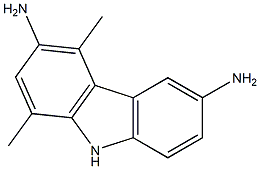 3,6-Diamino-1,4-dimethyl-9H-carbazole Structure
