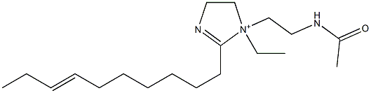 1-[2-(Acetylamino)ethyl]-2-(7-decenyl)-1-ethyl-2-imidazoline-1-ium Structure