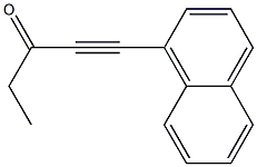 1-(1-Naphthalenyl)-1-pentyn-3-one Structure