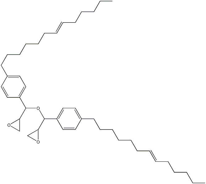 4-(7-Tridecenyl)phenylglycidyl ether 구조식 이미지