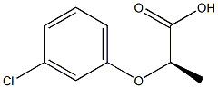 (2R)-2-(3-Chlorophenoxy)propionic acid 구조식 이미지