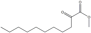 2-Oxoundecanoic acid methyl ester 구조식 이미지