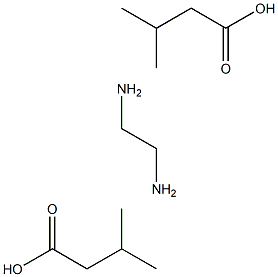 Ethylenediamine diisovalerate 구조식 이미지