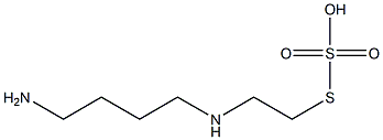 Thiosulfuric acid S-[2-[(4-aminobutyl)amino]ethyl] ester Structure