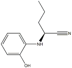 (2S)-2-(2-Hydroxyphenylamino)pentanenitrile Structure