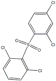 2,4-Dichlorophenyl 2,6-dichlorophenyl sulfone 구조식 이미지