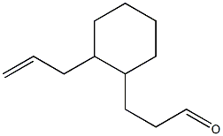 3-[2-(2-Propenyl)cyclohexyl]propanal Structure