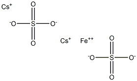 Cesium iron(II) sulfate Structure