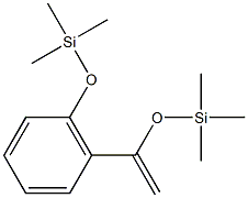 2-Trimethylsiloxy-3-(1-trimethylsiloxyvinyl)benzene Structure