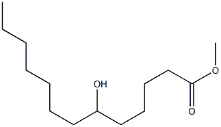 6-Hydroxytridecanoic acid methyl ester Structure