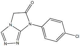 7-(4-Chlorophenyl)-7H-imidazo[2,1-c]-1,2,4-triazol-6(5H)-one Structure