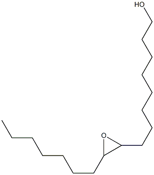 9,10-Epoxyheptadecan-1-ol Structure