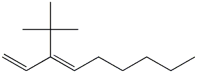 (3Z)-3-tert-Butyl-1,3-nonadiene 구조식 이미지