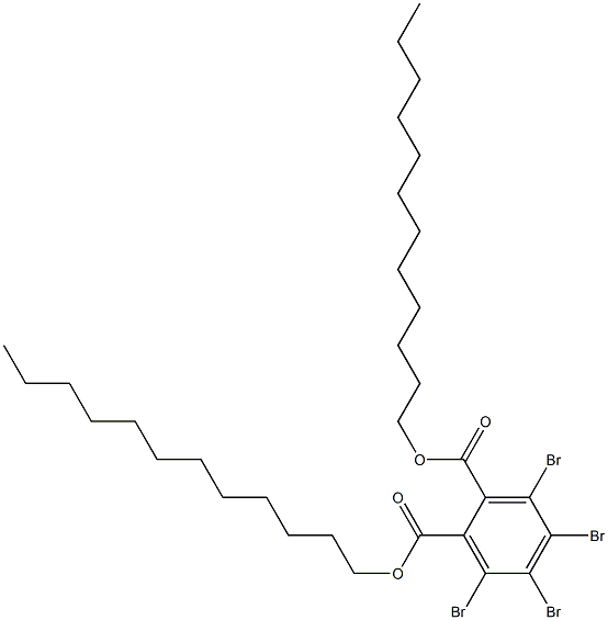 Tetrabromophthalic acid didodecyl ester 구조식 이미지