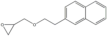 1-[2-(2-Naphtyl)ethoxy]-2,3-epoxypropane 구조식 이미지