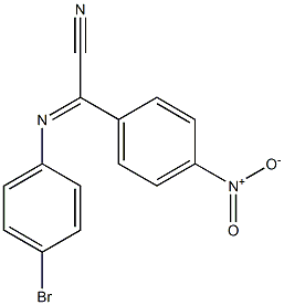 (4-Bromophenylimino)(4-nitrophenyl)acetonitrile 구조식 이미지