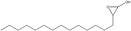 1,2-Epoxyhexadecan-1-ol 구조식 이미지
