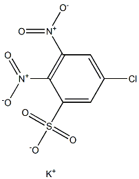 5-Chloro-2,3-dinitrobenzenesulfonic acid potassium salt 구조식 이미지