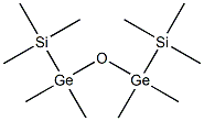 2,4-Dimethyl-2,4-di(trimethylsilyl)-3-oxa-2,4-digermapentane Structure