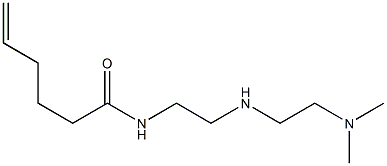 N-[2-[2-(Dimethylamino)ethylamino]ethyl]-5-hexenamide Structure