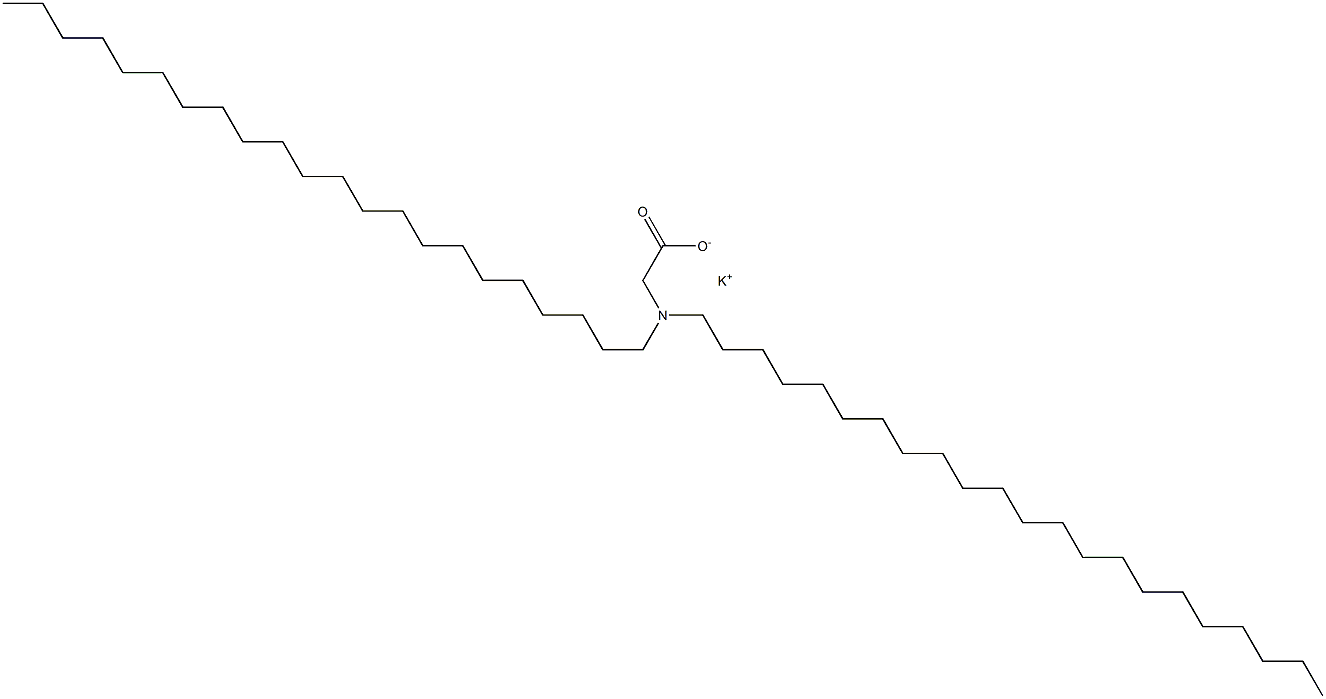 N,N-Didocosylglycine potassium salt Structure