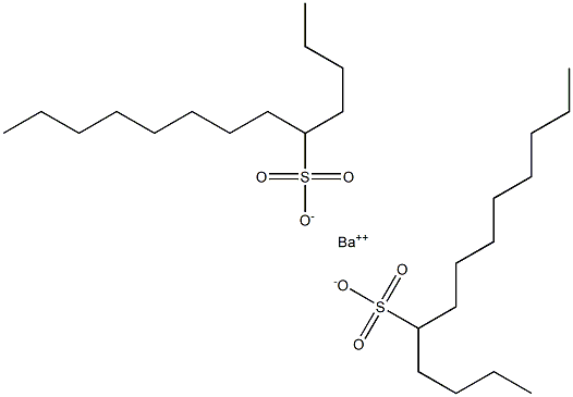 Bis(tridecane-5-sulfonic acid)barium salt 구조식 이미지