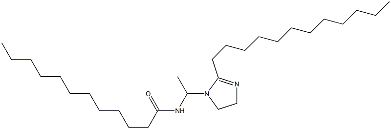 1-(1-Lauroylaminoethyl)-2-dodecyl-2-imidazoline 구조식 이미지
