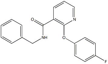 N-Benzyl-2-(4-fluorophenoxy)nicotinamide Structure