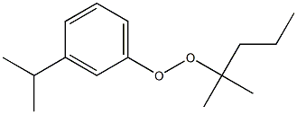 3-Isopropylphenyl 1,1-dimethylbutyl peroxide Structure