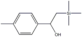 1-(4-Methylphenyl)-2-(trimethylsilyl)ethanol 구조식 이미지