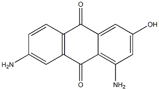 2-Hydroxy-4,6-diaminoanthraquinone Structure
