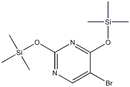 2,4-Bis(trimethylsiloxy)-5-bromopyrimidine 구조식 이미지