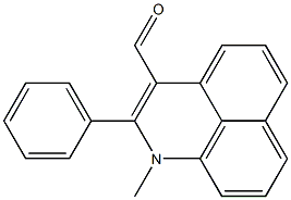 1-Methyl-2-phenyl-1H-benzo[de]quinoline-3-carbaldehyde Structure