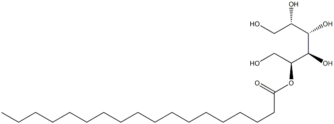 L-Mannitol 5-octadecanoate 구조식 이미지