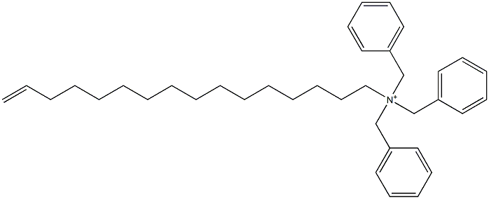 (15-Hexadecenyl)tribenzylaminium Structure