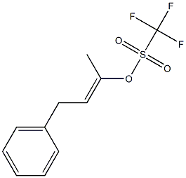 4-Phenyl-2-butene-2-yl=trifluoromethanesulfonate Structure