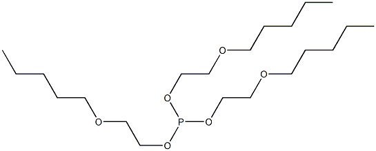 Phosphorous acid tris[2-(pentyloxy)ethyl] ester 구조식 이미지