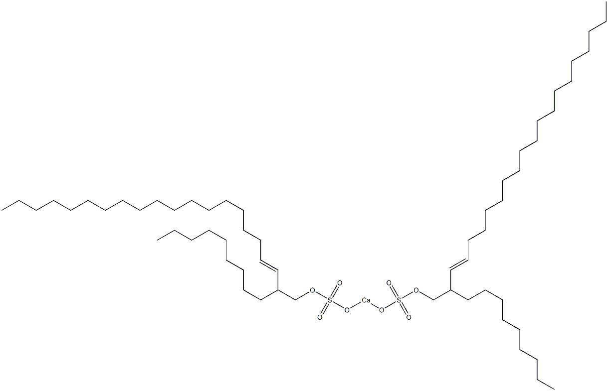 Bis(2-nonyl-3-henicosenyloxysulfonyloxy)calcium Structure