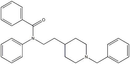 N-[2-(1-Benzyl-4-piperidinyl)ethyl]-N-phenylbenzamide Structure