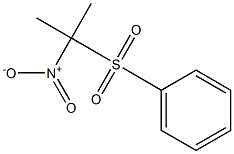 2-Nitro-2-(phenylsulfonyl)propane Structure