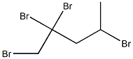 1,2,2,4-Tetrabromopentane 구조식 이미지