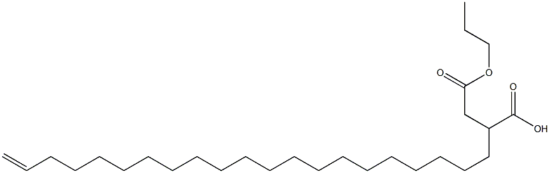 2-(20-Henicosenyl)succinic acid 1-hydrogen 4-propyl ester 구조식 이미지