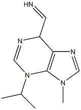 (3-Isopropyl-9-methyl-3,6-dihydro-9H-purine)-6-methanimine Structure