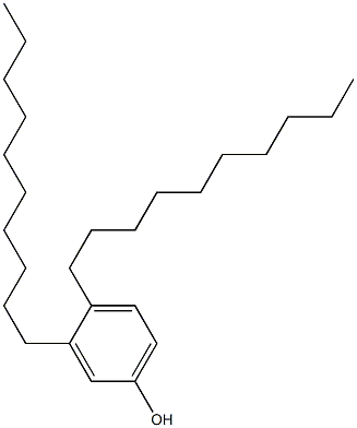 3,4-Didecylphenol Structure