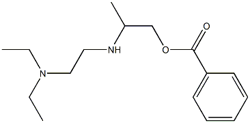 2-[2-(Diethylamino)ethylamino]-1-propanol benzoate Structure