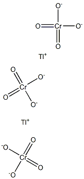 Trichromic acid dithallium(I) salt 구조식 이미지